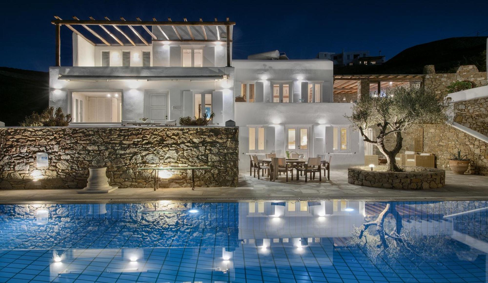 Villa Galaxy Ftelia Beach Exterior foto