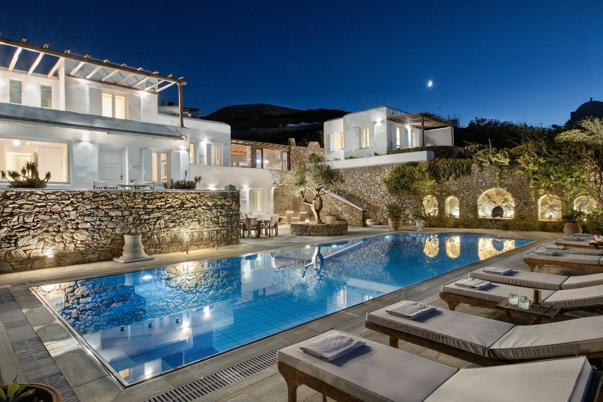 Villa Galaxy Ftelia Beach Exterior foto